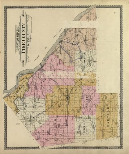 SHSMO 1899 Plat of Pike County